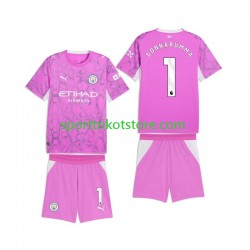 Manchester City Kinderset Auswärts trikot 2027-2028 Kurzarm Torwart Gianluigi Donnarumma 1