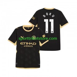 Manchester City Herren Auswärts trikot 2027-2028 Kurzarm Jeremy Doku 11