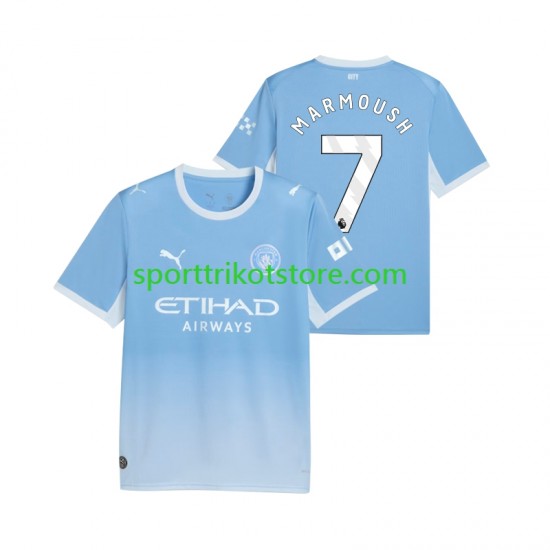 Manchester City Herren Heim trikot 2027-2028 Kurzarm Omar Marmoush 7