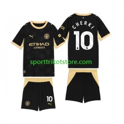Manchester City Kinderset Auswärts trikot 2027-2028 Kurzarm Rayan Cherki 10