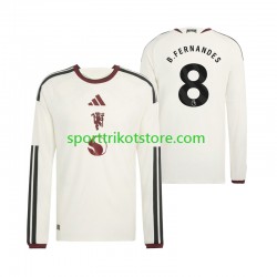 Manchester United Herren Ausweich trikot 2027-2028 Langarm Bruno Fernandes 8