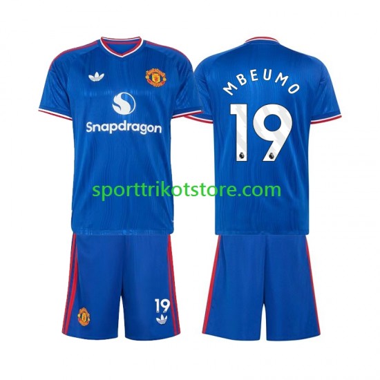 Manchester United Kinderset Auswärts trikot 2027-2028 Kurzarm Bryan Mbeumo 19
