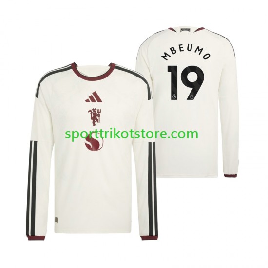 Manchester United Herren Ausweich trikot 2027-2028 Langarm Bryan Mbeumo 19