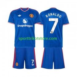 Manchester United Kinderset Auswärts trikot 2027-2028 Kurzarm Cristiano Ronaldo 7