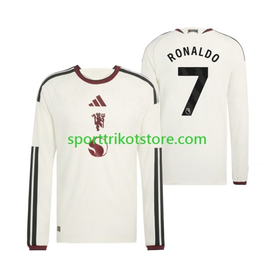 Manchester United Herren Ausweich trikot 2027-2028 Langarm Cristiano Ronaldo 7