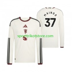 Manchester United Herren Ausweich trikot 2027-2028 Langarm Kobbie Mainoo 37