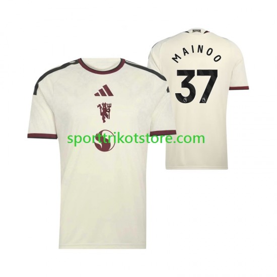 Manchester United Herren Ausweich trikot 2027-2028 Kurzarm Kobbie Mainoo 37