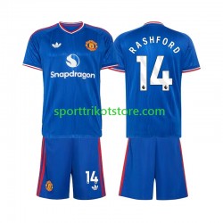 Manchester United Kinderset Auswärts trikot 2027-2028 Kurzarm Marcus Rashford 14
