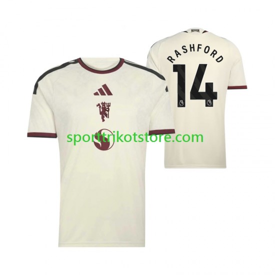Manchester United Herren Ausweich trikot 2027-2028 Kurzarm Marcus Rashford 14