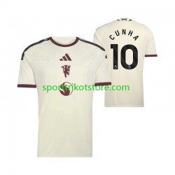 Manchester United Herren Ausweich trikot 2027-2028 Kurzarm Matheus Cunha 10