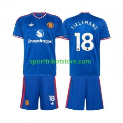 Manchester United Kinderset Auswärts trikot 2027-2028 Kurzarm Youri Tielemans 18
