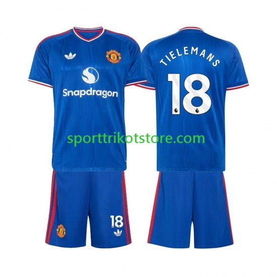 Manchester United Kinderset Auswärts trikot 2027-2028 Kurzarm Youri Tielemans 18