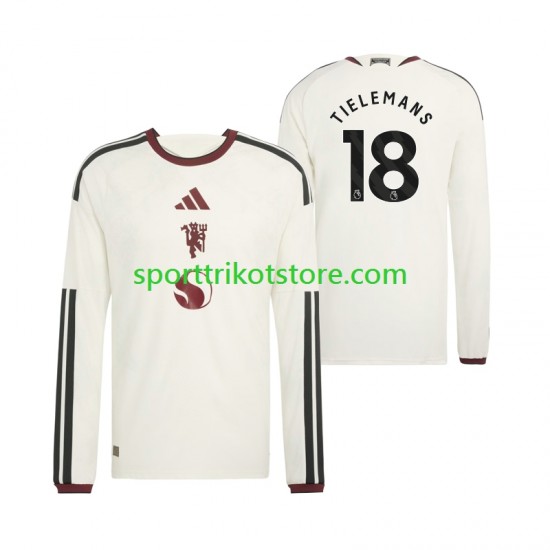 Manchester United Herren Ausweich trikot 2027-2028 Langarm Youri Tielemans 18