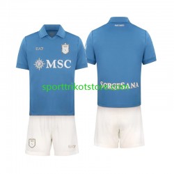 SSC Neaples Kinderset Heim trikot 2027-2028 Kurzarm