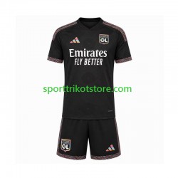 Olympique Lyon Kinderset Ausweich trikot 2027-2028 Kurzarm