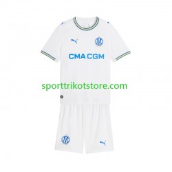 Olympique Marseille Kinderset Heim trikot 2027-2028 Kurzarm