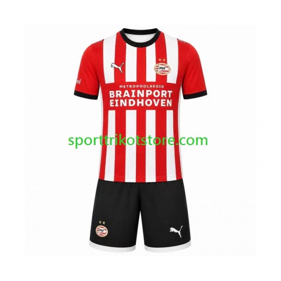PSV Eindhoven Kinderset Heim trikot 2027-2028 Kurzarm