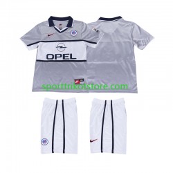 Retro Paris Saint-Germain Kinderset Auswärts trikot Kurzarm 2000 2001