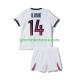 Paris Saint-Germain Kinderset Auswärts trikot 2027-2028 Kurzarm Desire Doue 14