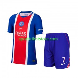 Paris Saint-Germain Kinderset Heim trikot 2027-2028 Kurzarm Kylian Mbappe 7
