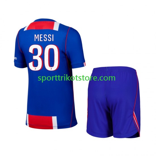 Paris Saint-Germain Kinderset Heim trikot 2027-2028 Kurzarm Lionel Messi 30