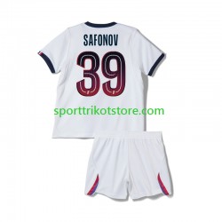 Paris Saint-Germain Kinderset Auswärts trikot 2027-2028 Kurzarm Matvey Safonov 39