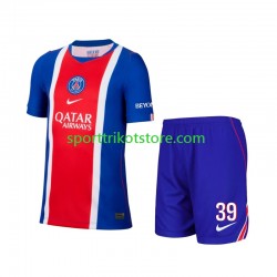 Paris Saint-Germain Kinderset Heim trikot 2027-2028 Kurzarm Matvey Safonov 39