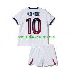 Paris Saint-Germain Kinderset Auswärts trikot 2027-2028 Kurzarm Ousmane Dembele 10