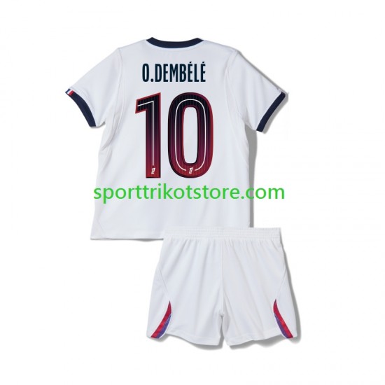 Paris Saint-Germain Kinderset Auswärts trikot 2027-2028 Kurzarm Ousmane Dembele 10