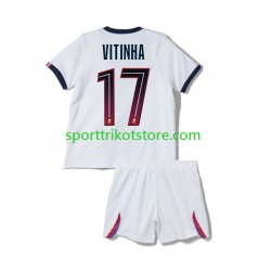 Paris Saint-Germain Kinderset Auswärts trikot 2027-2028 Kurzarm Vitinha 17