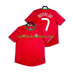 Retro Portugal Herren Heim trikot Kurzarm Cristiano Ronaldo 7 2012