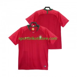 Retro Portugal Herren Heim trikot Kurzarm 2018