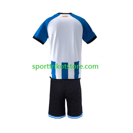 RCD Espanyol Kinderset Heim trikot 2027-2028 Kurzarm