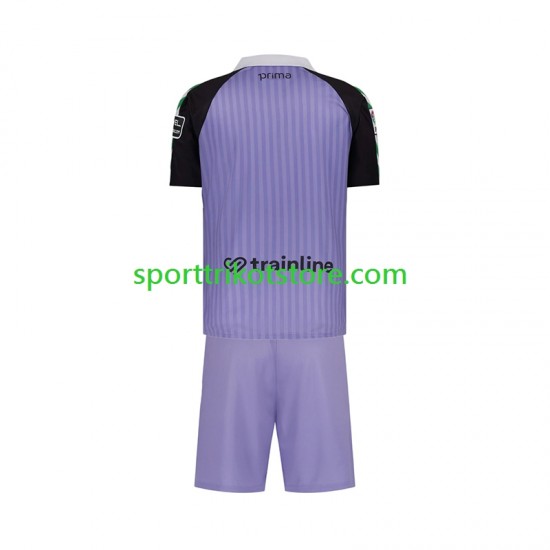 Retro Real Betis Kinderset Heim trikot 2025-2026 Kurzarm Torwart