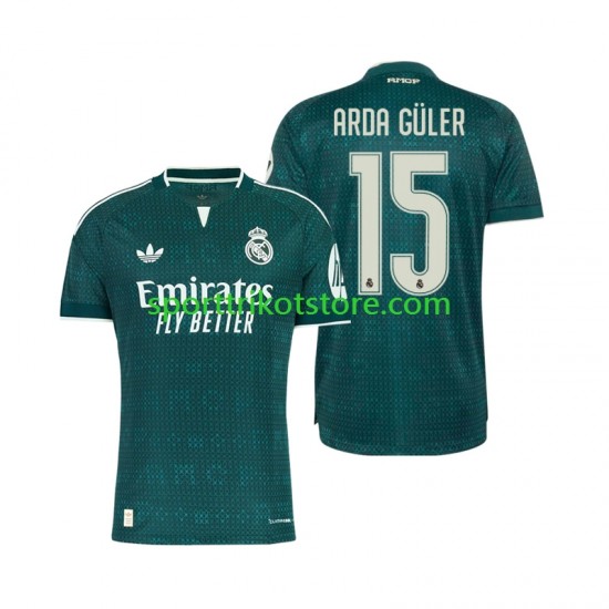Real Madrid Herren Auswärts trikot 2027-2028 Kurzarm Arda Guler 15