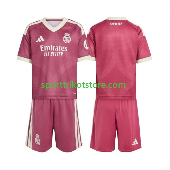 Real Madrid Kinderset Ausweich trikot 2027-2028 Kurzarm