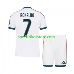 Real Madrid Kinderset Heim trikot 2027-2028 Kurzarm Cristiano Ronaldo 7
