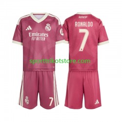 Real Madrid Kinderset Ausweich trikot 2027-2028 Kurzarm Cristiano Ronaldo 7