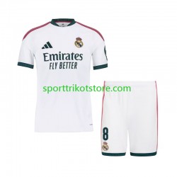 Real Madrid Kinderset Heim trikot 2027-2028 Kurzarm Federico Valverde 8