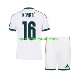 Real Madrid Kinderset Heim trikot 2027-2028 Kurzarm Ibrahima Konate 16
