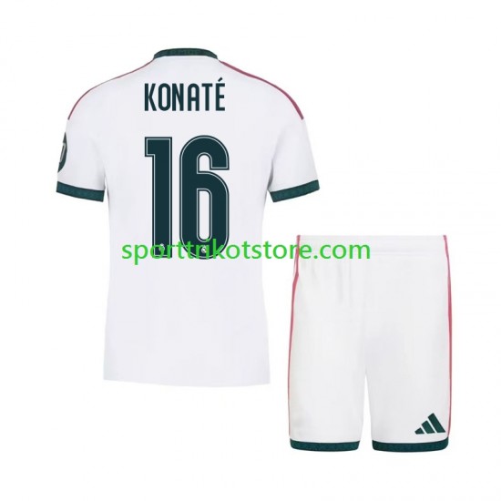 Real Madrid Kinderset Heim trikot 2027-2028 Kurzarm Ibrahima Konate 16