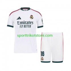Real Madrid Kinderset Heim trikot 2027-2028 Kurzarm Ibrahima Konate 16