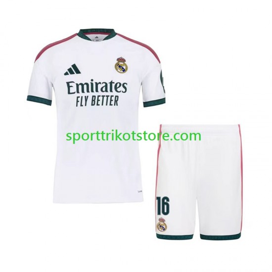 Real Madrid Kinderset Heim trikot 2027-2028 Kurzarm Ibrahima Konate 16