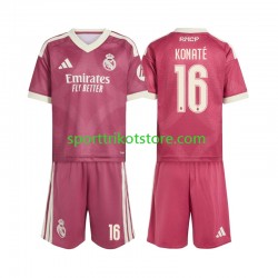 Real Madrid Kinderset Ausweich trikot 2027-2028 Kurzarm Ibrahima Konate 16