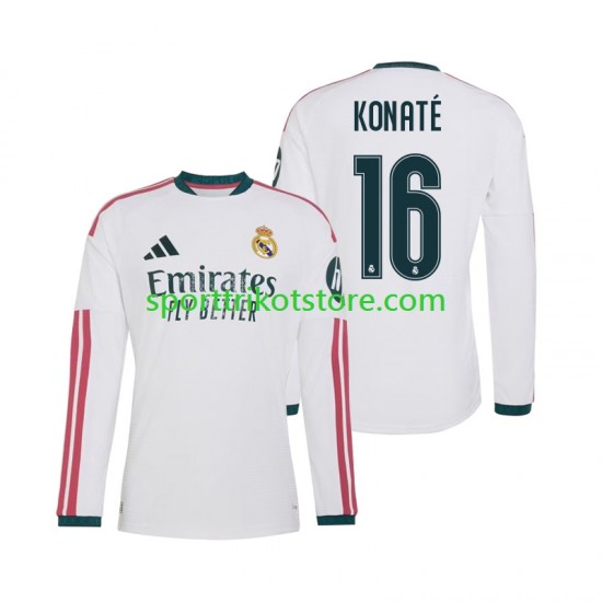 Real Madrid Herren Heim trikot 2027-2028 Langarm Ibrahima Konate 16