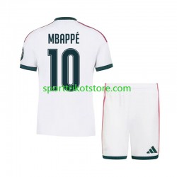 Real Madrid Kinderset Heim trikot 2027-2028 Kurzarm Kylian Mbappe 10