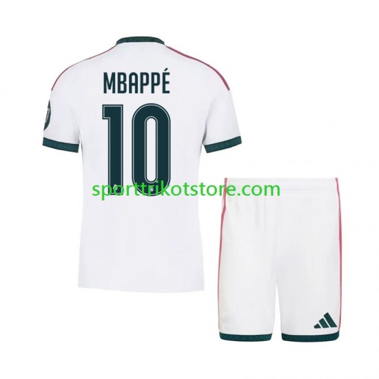 Real Madrid Kinderset Heim trikot 2027-2028 Kurzarm Kylian Mbappe 10