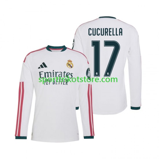 Real Madrid Herren Heim trikot 2027-2028 Langarm Marc Cucurella 17