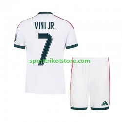 Real Madrid Kinderset Heim trikot 2027-2028 Kurzarm Vinicius Junior 7