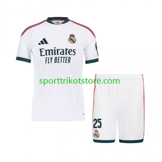 Real Madrid Kinderset Heim trikot 2027-2028 Kurzarm Yan Diomande 25